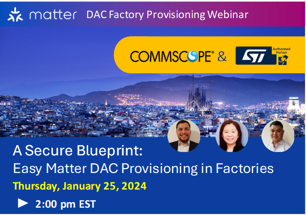 DAC Provisioning Webinar Informational Banner